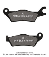 EBC Disc Brake Pads - FA715
